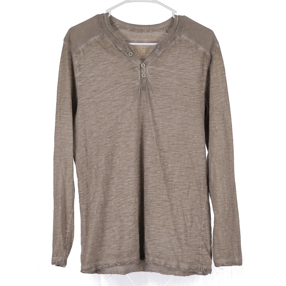 BKE Buckle Burn Out Henley Medium